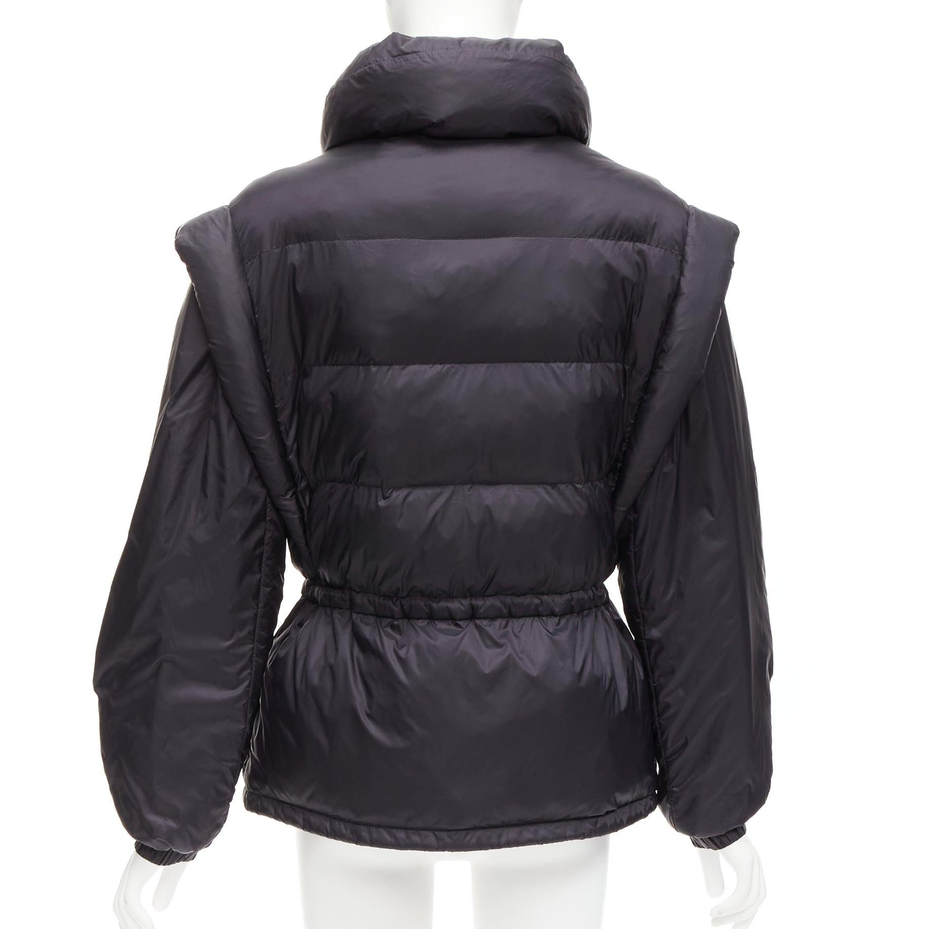 ISABEL MARANT Darsha Convertible samurai quilted puffer shell jacket FR38 M 2