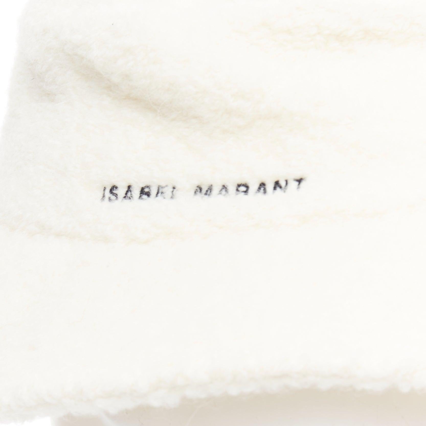 ISABEL MARANT Denji cappello a secchiello con logo in misto lana vergine e alpaca ecrù
Riferimento: KYCG/A00120
Marchio: Isabel Marant
Model: Denji
Materiale: Alpaca, lana vergine, misto
Colore: Ecru, Nero
Modello: Tinta unita
Chiusura: Slip