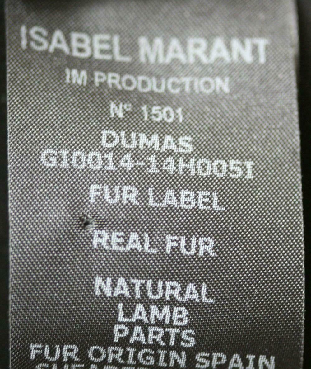 Black Isabel Marant Dumas Shearling Gilet