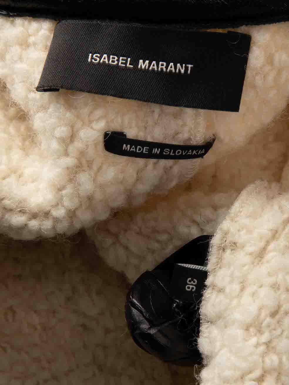 Isabel Marant Ecru Bouclé Wool Jacket Size S 2
