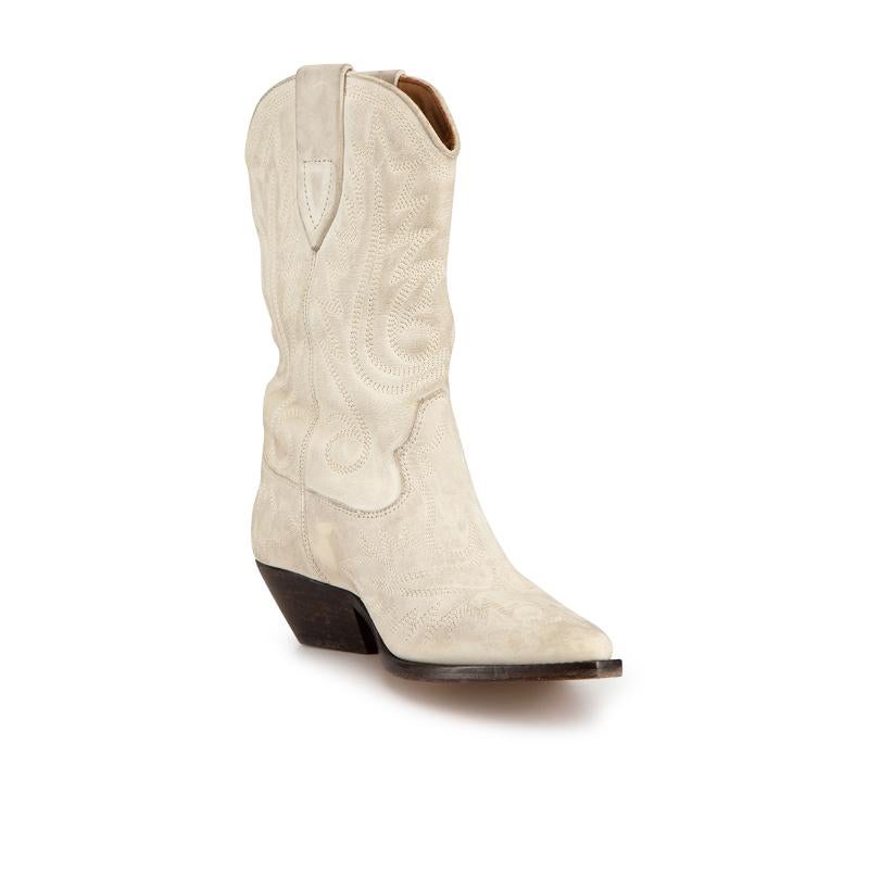 CONDITION is Very good. Minimal wear to boots¬†is evident. Minimal wear with mild scuffing of the soles on this used Isabel Marant designer resale item. These boots come with original dust bag and please note that the boots are are deliberately