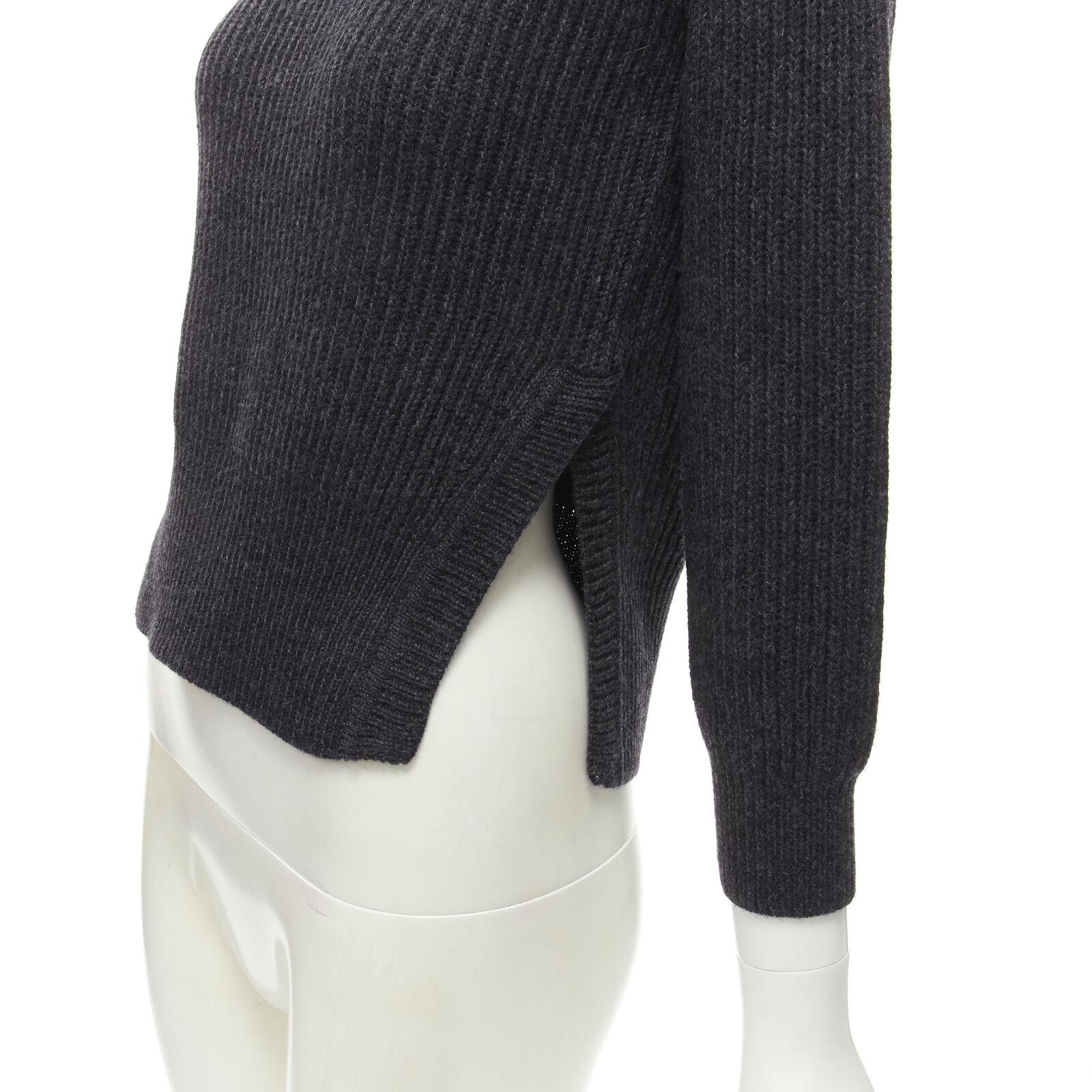 ISABEL MARANT ETOILE 100% wool dark grey side slits ribbed sweater FR36 S
Reference: LNKO/A02037
Brand: Isabel Marant Etoile
Designer: Isabel Marant
Material: 100% Wool
Color: Grey
Pattern: Solid
Closure: Pullover
Made in: