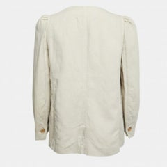 Isabel Marant Etoile Beige Cotton Button Front Jacket M