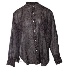 Isabel Marant Etoile, Blusa floral negra y beige