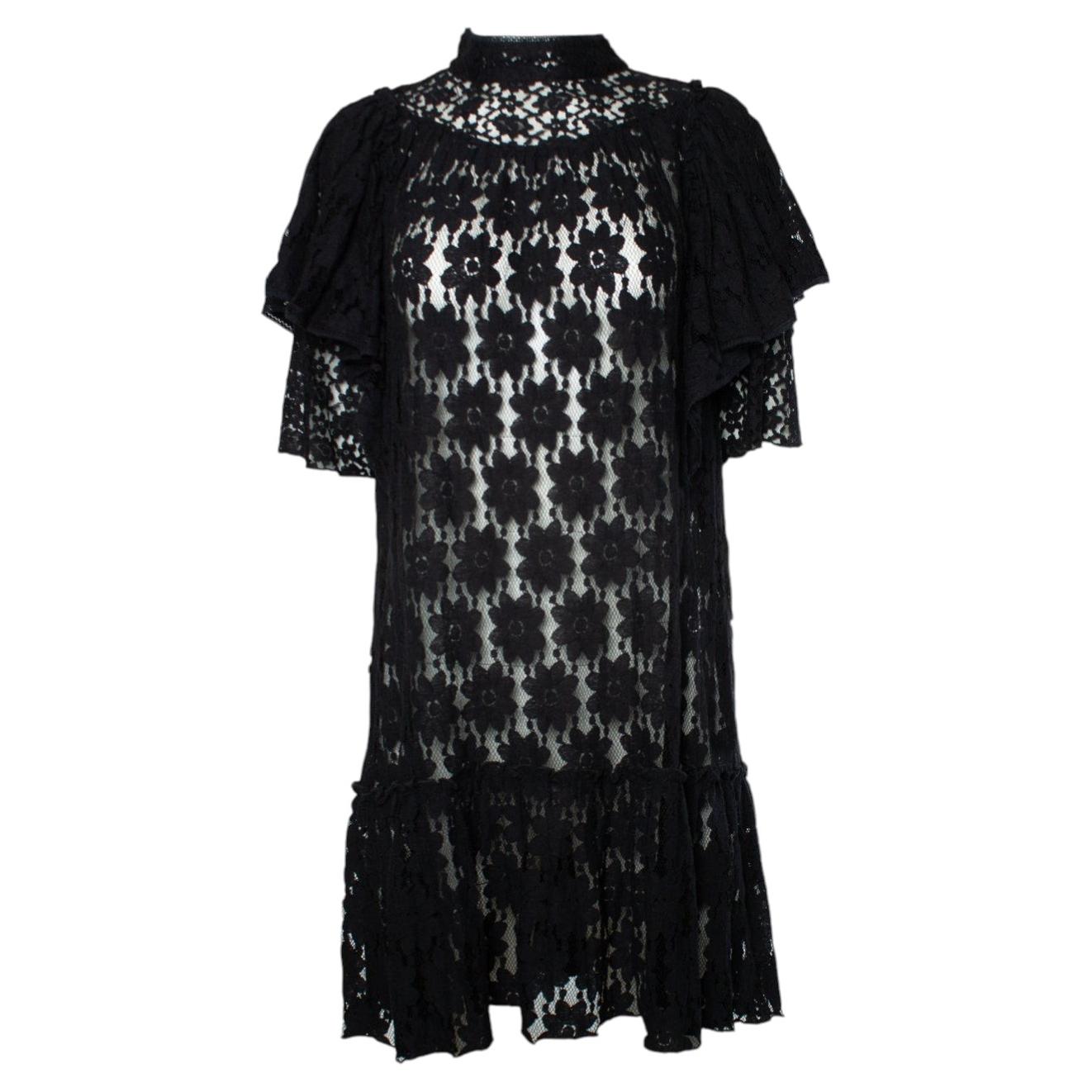 Isabel Marant Etoile, black lace dress