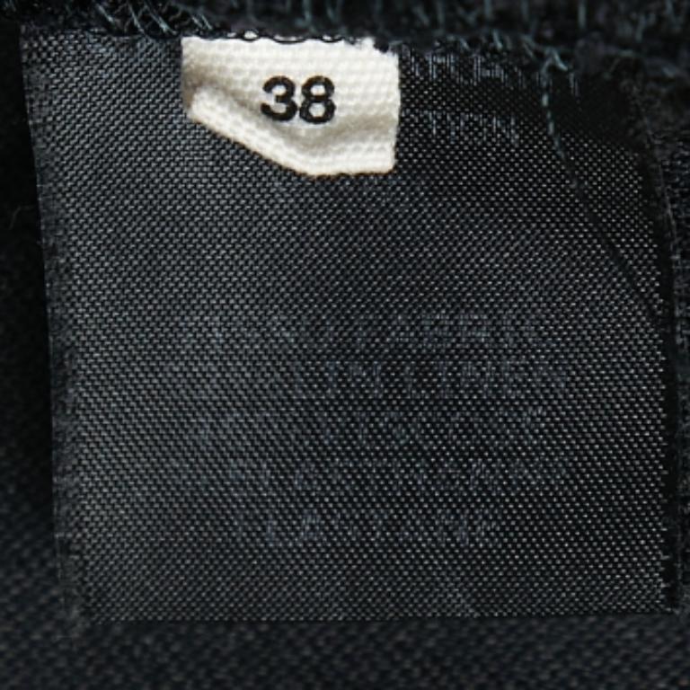 Isabel Marant Etoile Black Linen Blend Wrap On Mini Dress S For Sale 1