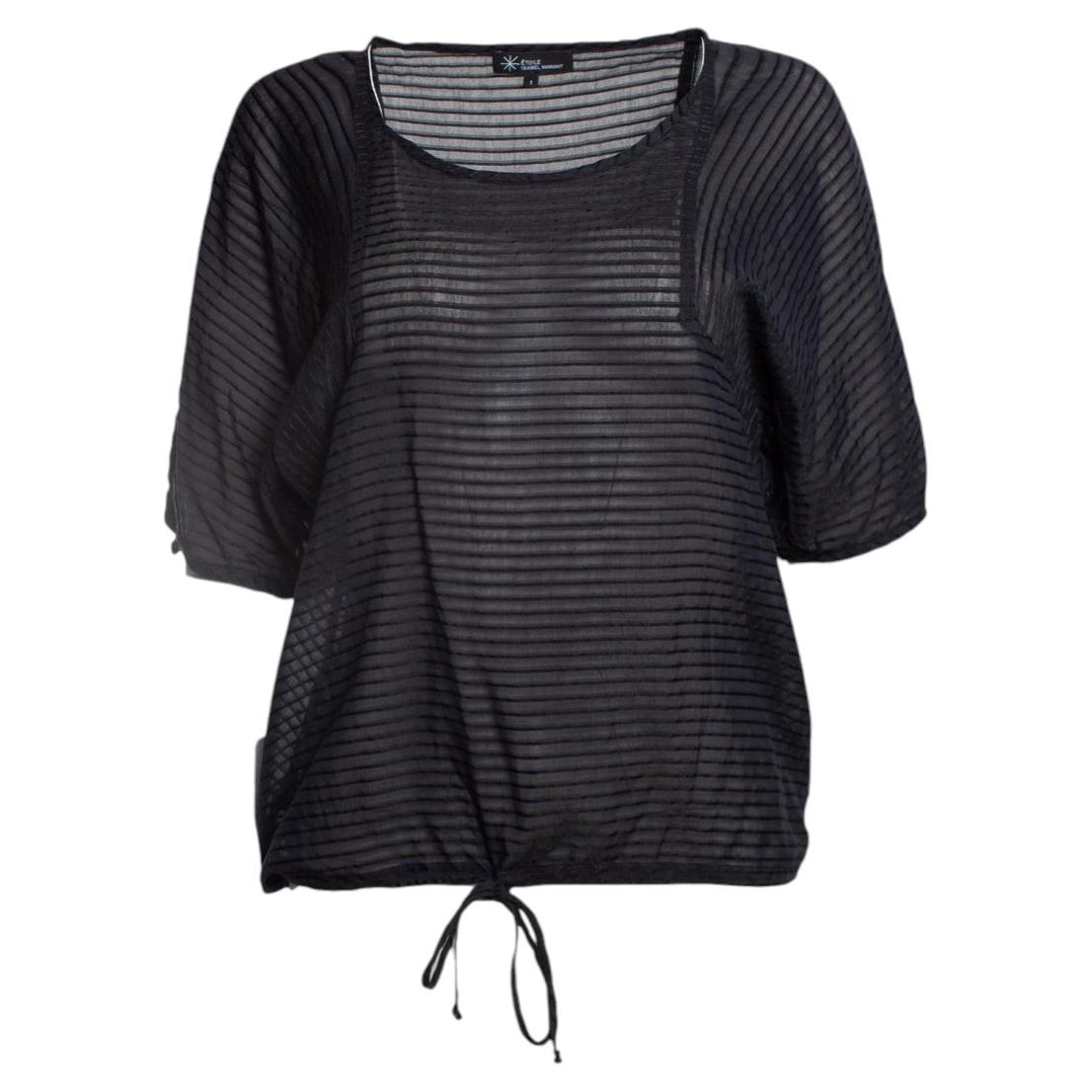 Isabel Marant Etoile, black striped see through top For Sale