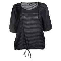 Isabel Marant Etoile, top transparent à rayures noires