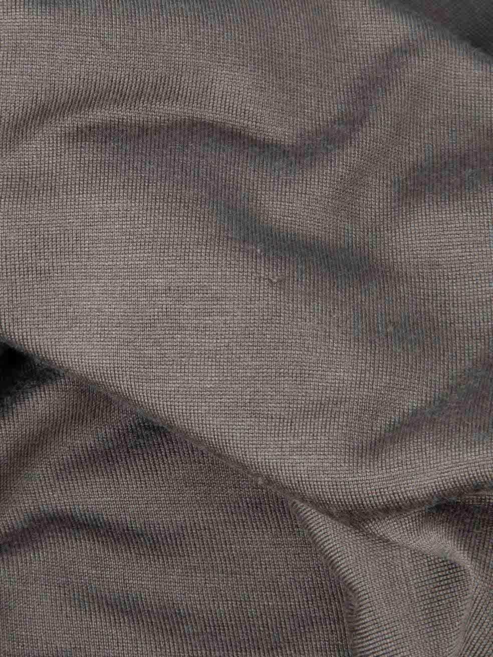 Grey Cowl Neck Knee Length Drape Dress Size S 2