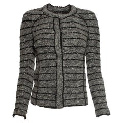 Isabel Marant Etoile, grey and black tweed jacket