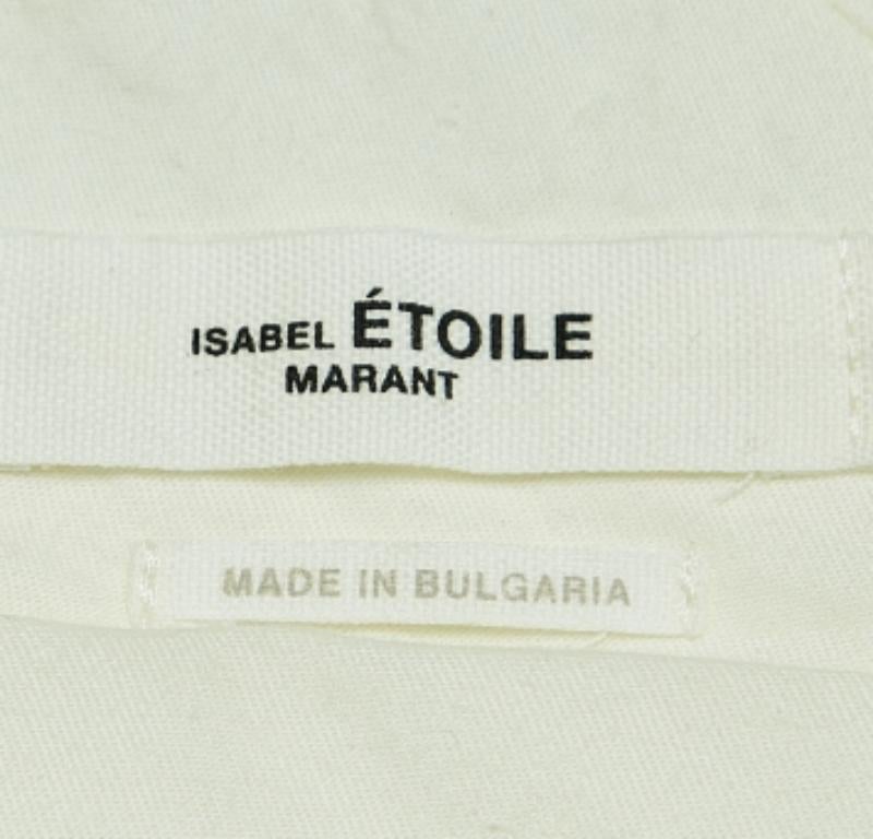 Isabel Marant Etoile Pantalon en laine à carreaux gris S en vente 1