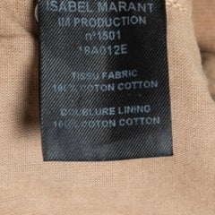 Isabel Marant Etoile Vaqueros Caqui Marrón M Cintura 32