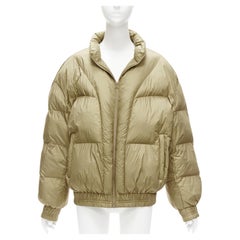 ISABEL MARANT ETOILE Chaqueta Kristen acolchada con paneles dorados mate FR38 M ISABEL MARANT ETOILE Chaqueta Kristen acolchada con paneles dorados mate FR38 M
