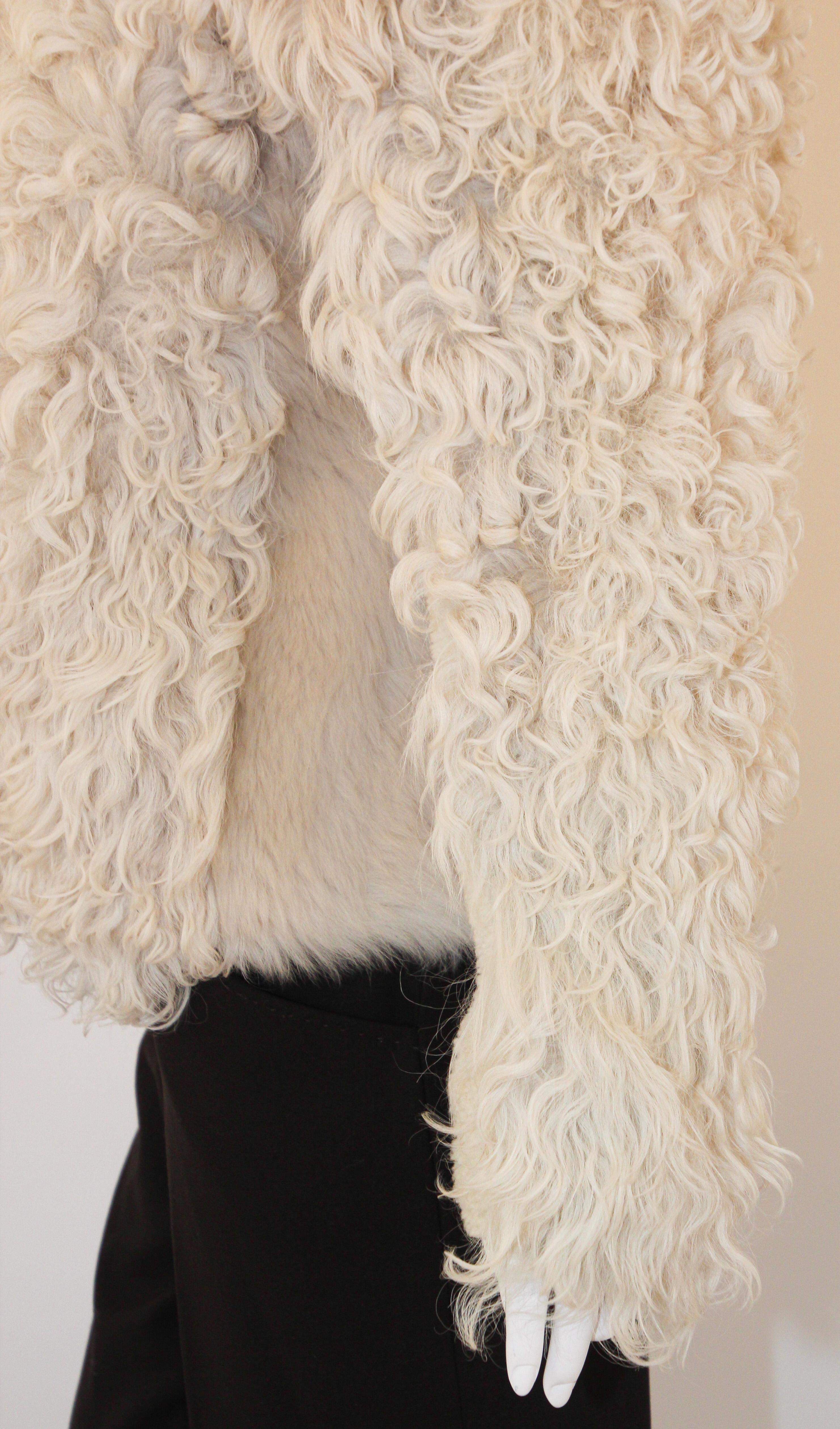 Isabel Marant Etoile Lamb Curly Shearling Bomber Jacket For Sale 4
