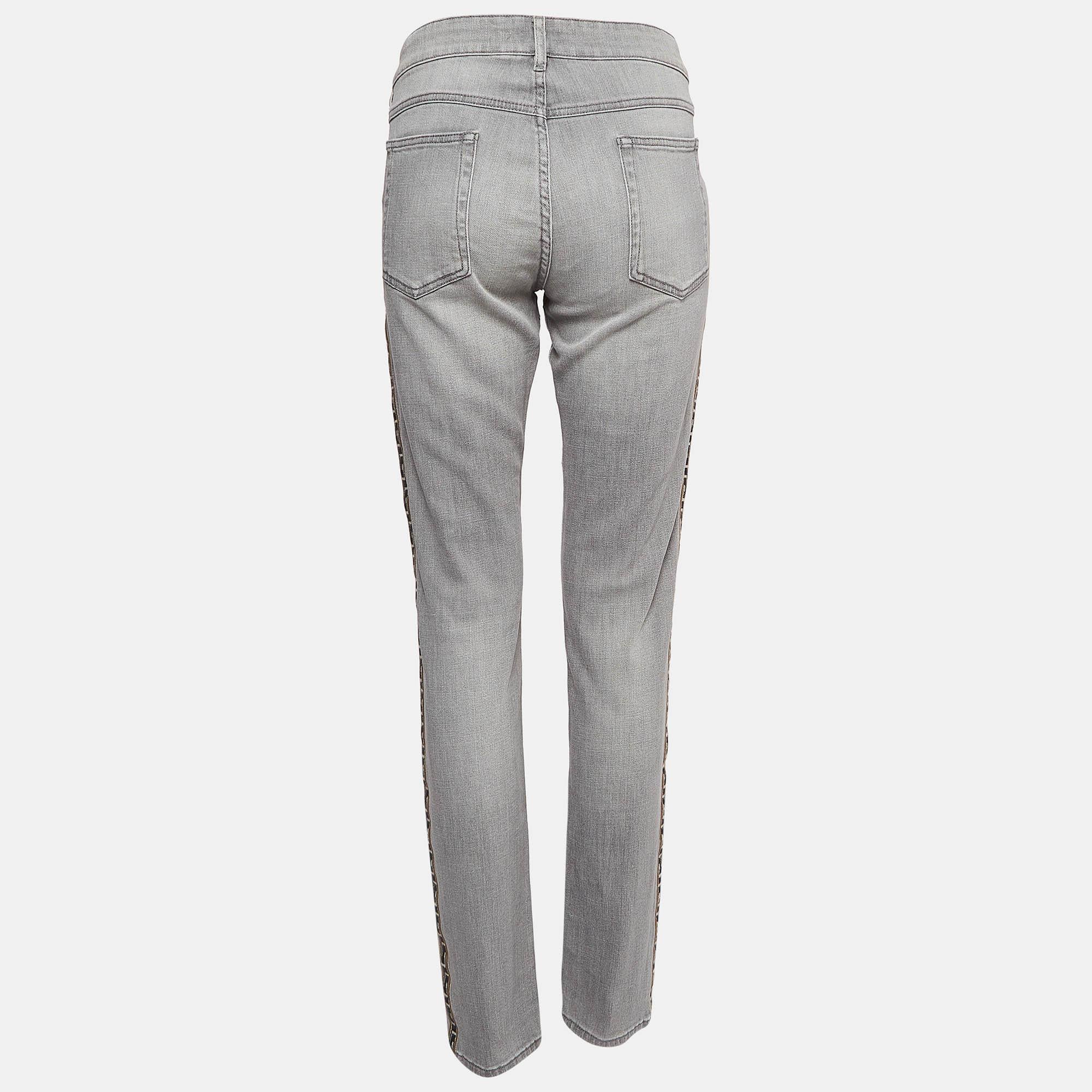 Impeccably tailored jeans are a staple in a well-curated wardrobe. These designer jeans are finely sewn to give you the desired look and all-day comfort.