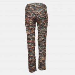 Isabel Marant Etoile Multicolor Velvet Buckled Pants M