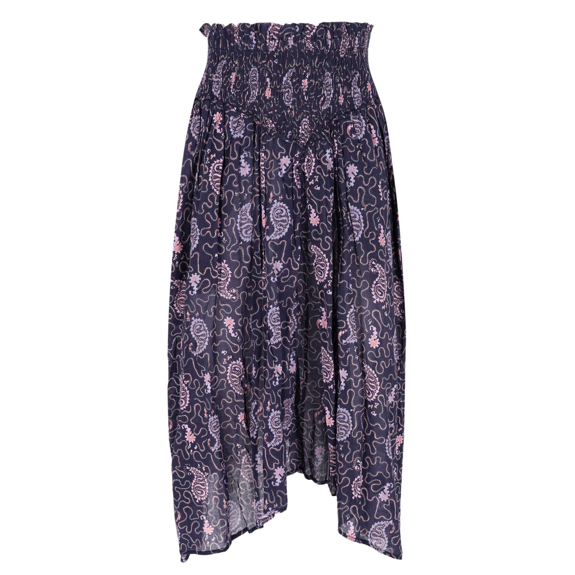 Isabel Marant Etoile - Top e gonna in cotone con stampa Paisley - Set due pezzi in vendita 1