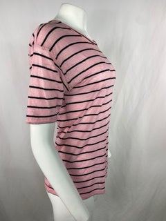 Isabel Marant Etoile Camiseta de rayas rosa, Talla M