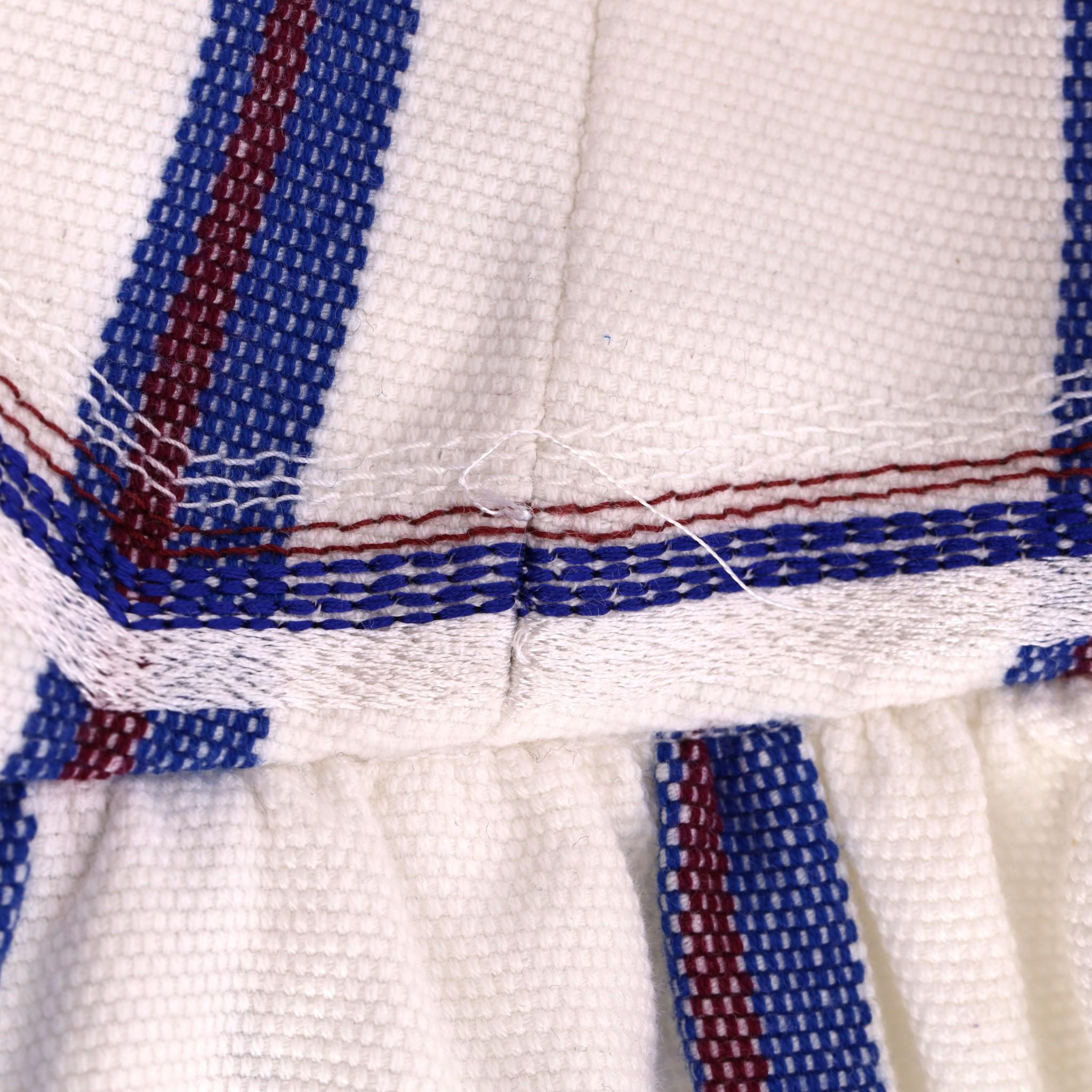 Isabel Marant Etoile Pleated Striped Mini Skirt For Sale 3