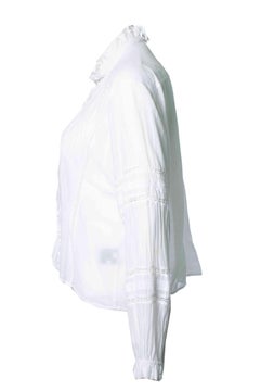 Isabel Marant Etoile, Ruffle blouse in white