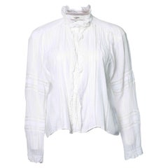 Isabel Marant Etoile, Ruffle blouse in white