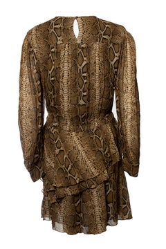 Isabel Marant Etoile, Robe à volants avec imprimé python