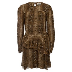 Isabel Marant Etoile, Robe à volants avec imprimé python