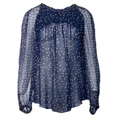 Isabel Marant Etoile, Blusa estampada transparente
