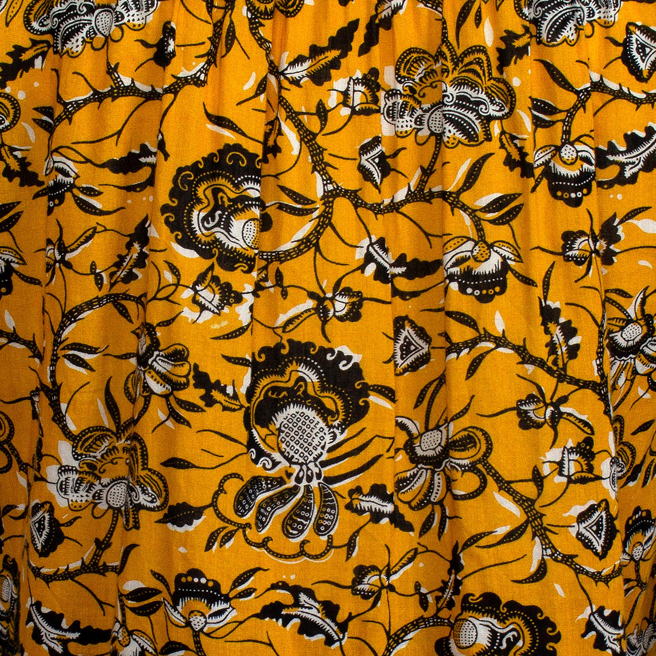 Brown Isabel Marant Etoile - Shorts - Cotton - Yellow, Black + White Floral Print 