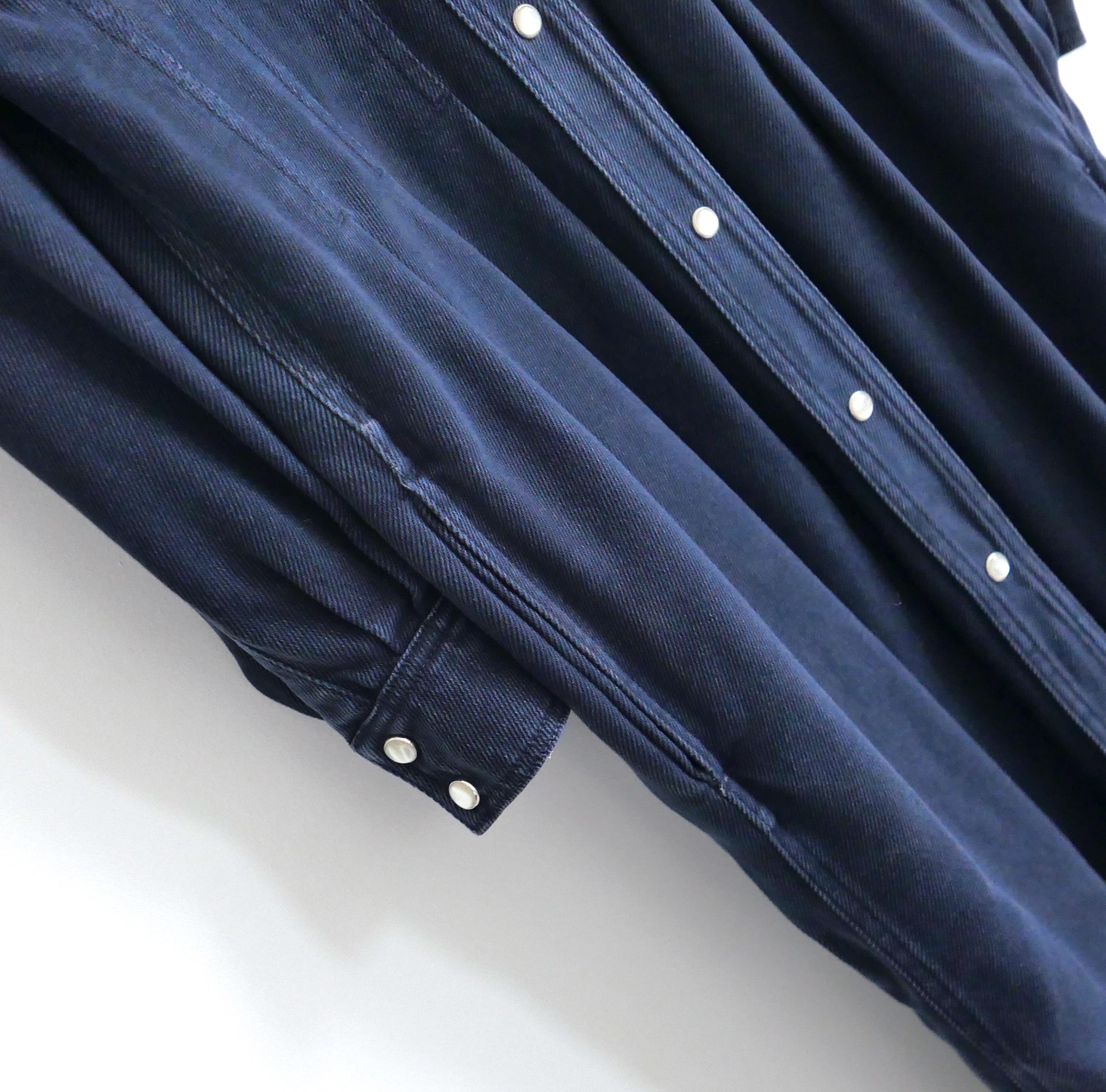 Isabel Marant Etoile Tomia Denim Corset Dress In Excellent Condition For Sale In London, GB