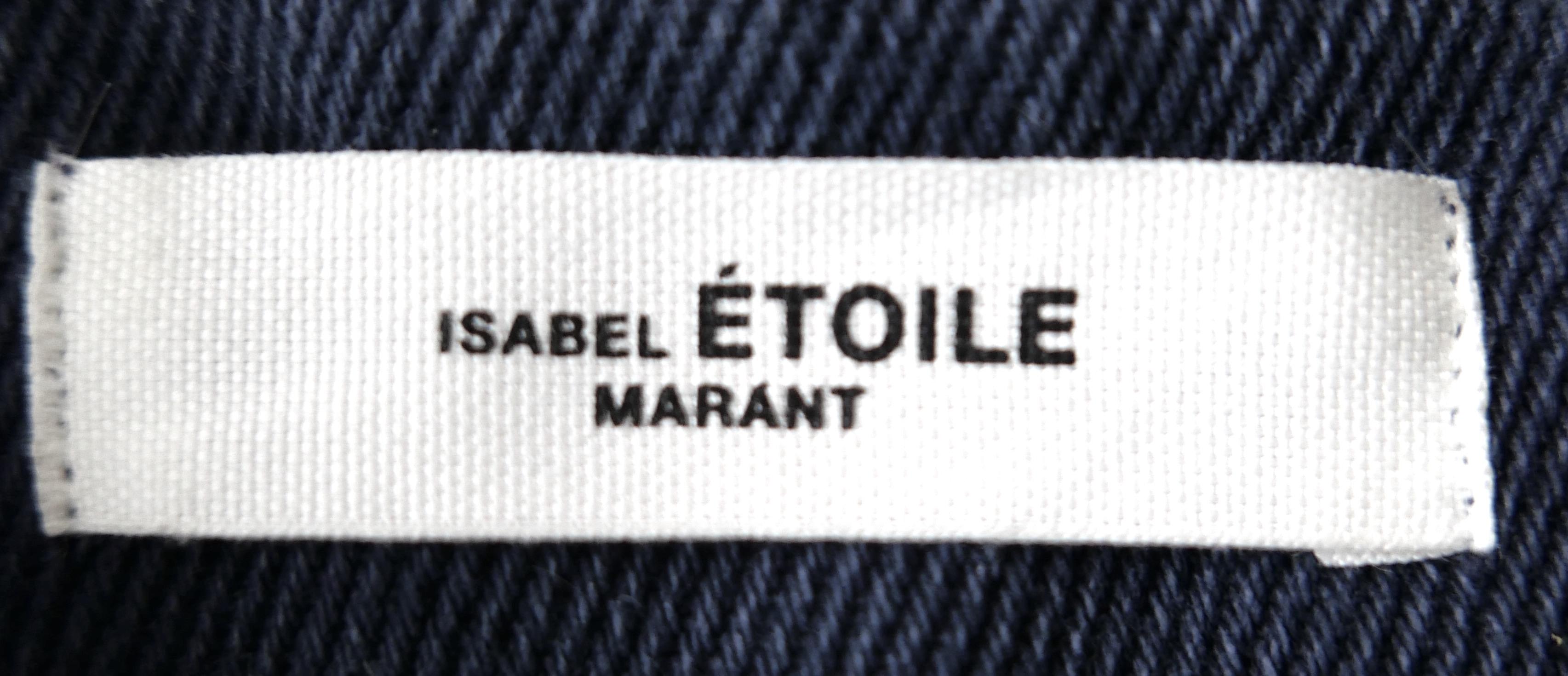 Isabel Marant Etoile Tomia Denim Corset Dress For Sale 2
