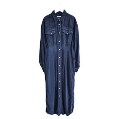 Isabel Marant Etoile Tomia Denim Corset Dress