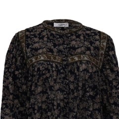 Isabel Marant Étoile Vasco Floral Printed Jumpsuit in Multicolor Cotton