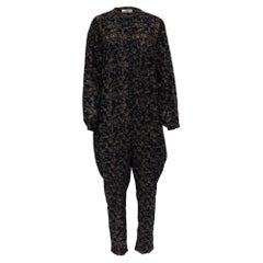 Isabel Marant Étoile Vasco Floral Printed Jumpsuit in Multicolor Cotton
