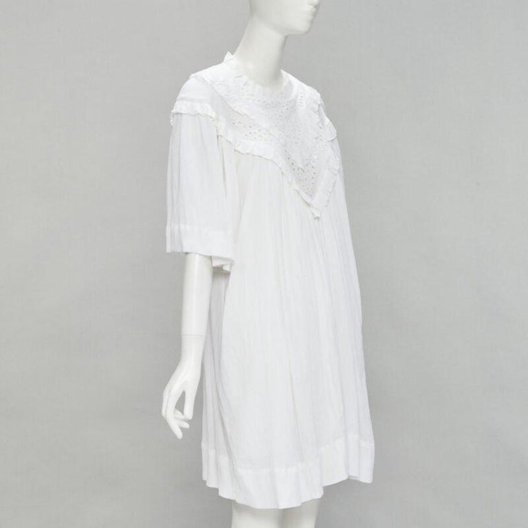 princess polly baby blue dress Boho Pompom Sleeveless Round Neckline White Mini Summer Dress