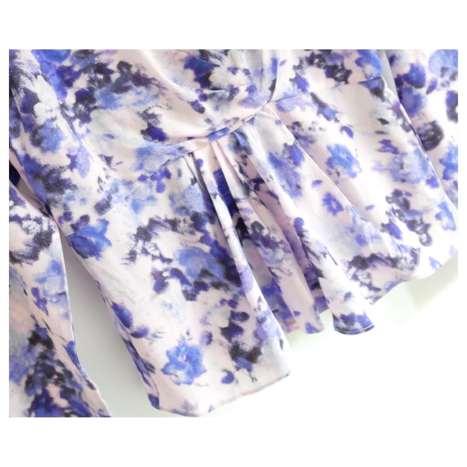 De las mujeres Isabel Marant Fidaje blusa con estampado floral difuminado en venta
