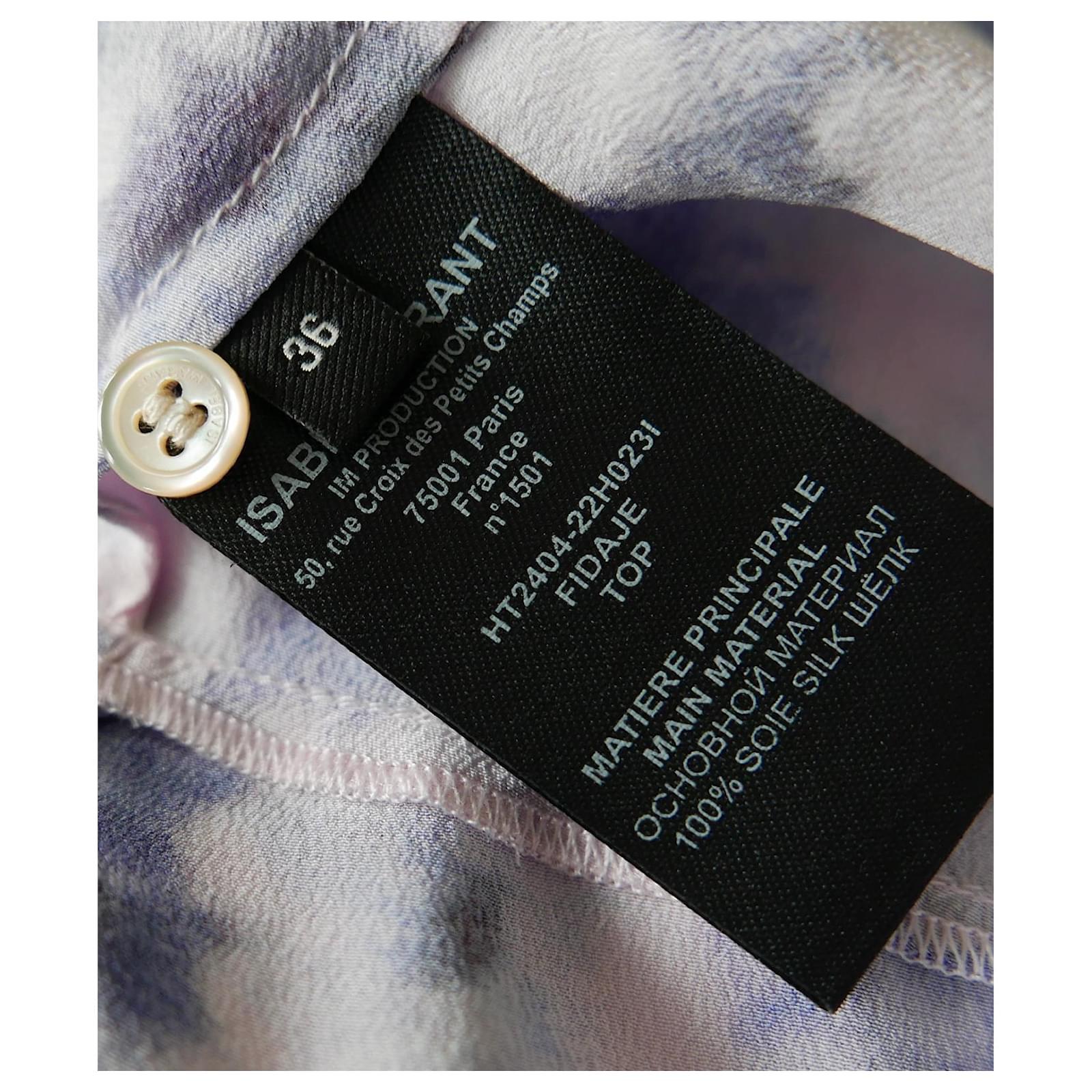 Isabel Marant Fidaje blusa con estampado floral difuminado en venta 2