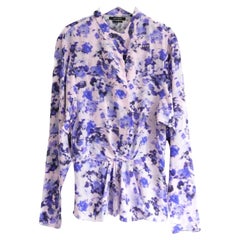 Isabel Marant Fidaje blurred floral print blouse 