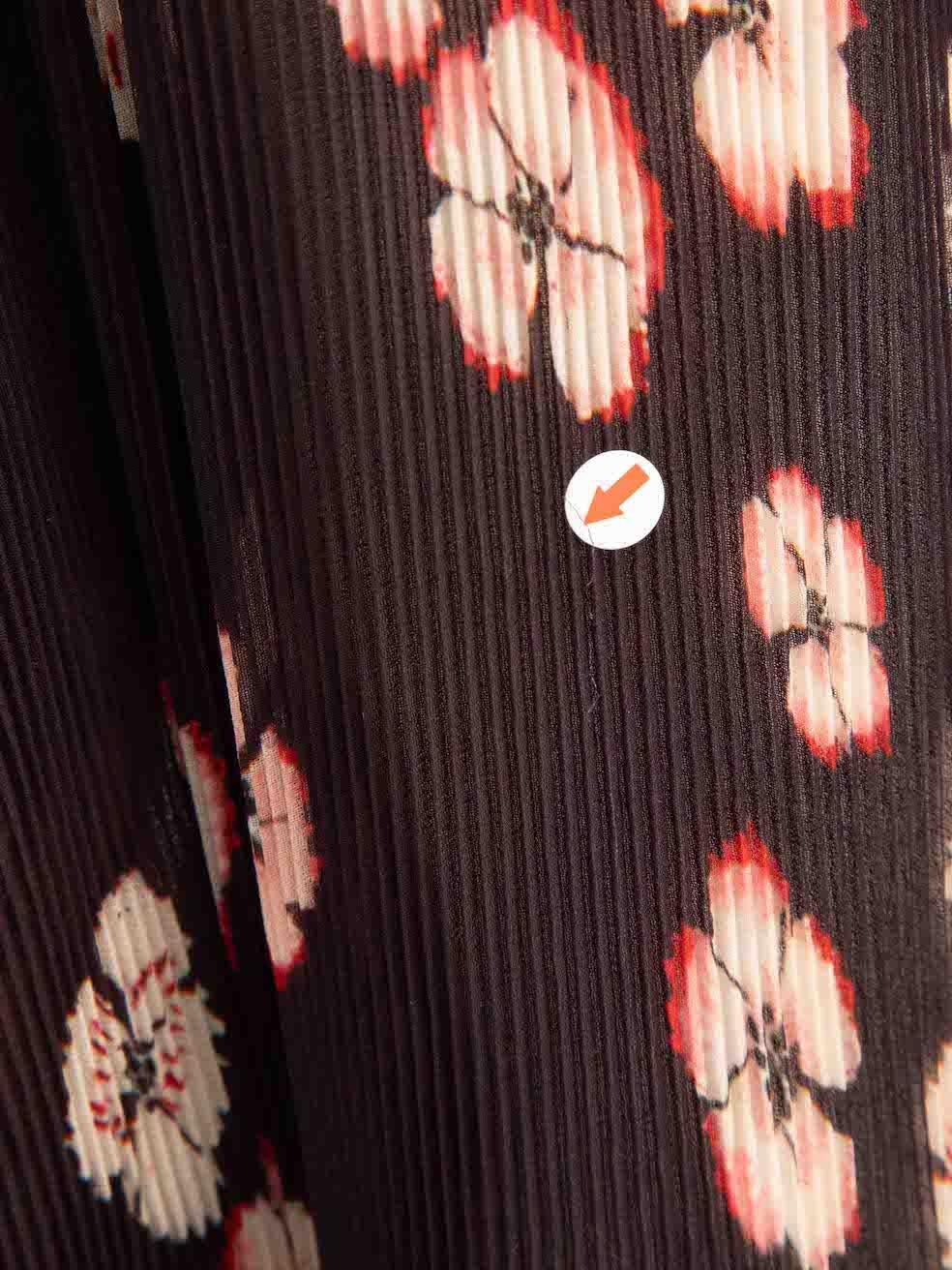 Isabel Marant Mini-Plissee-Bluse mit Blumenmuster, Größe S im Angebot 1