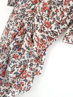 Isabel Marant Arodie Floral Print Silk Dress, Size FR42/UK14