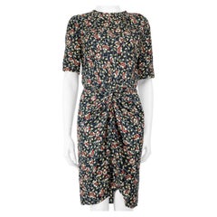 Isabel Marant Floral Print Knot Front Dress Size S