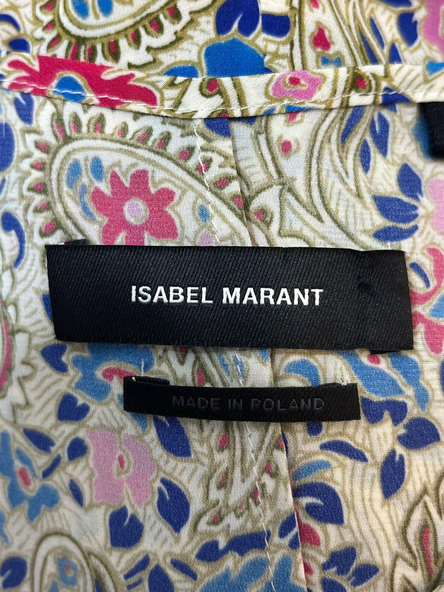 Isabel Marant Floral Silk Top 1