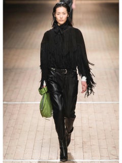 Isabel Marant FW 2018 Runway Lamsy Boots Black Leather Western Ankle Boots 40
