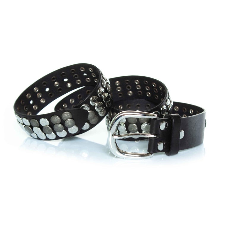 Isabel Marant, Black suede belt with multicoloured studs Isabel Marant, Black suede belt with multicoloured studs For  main image 3