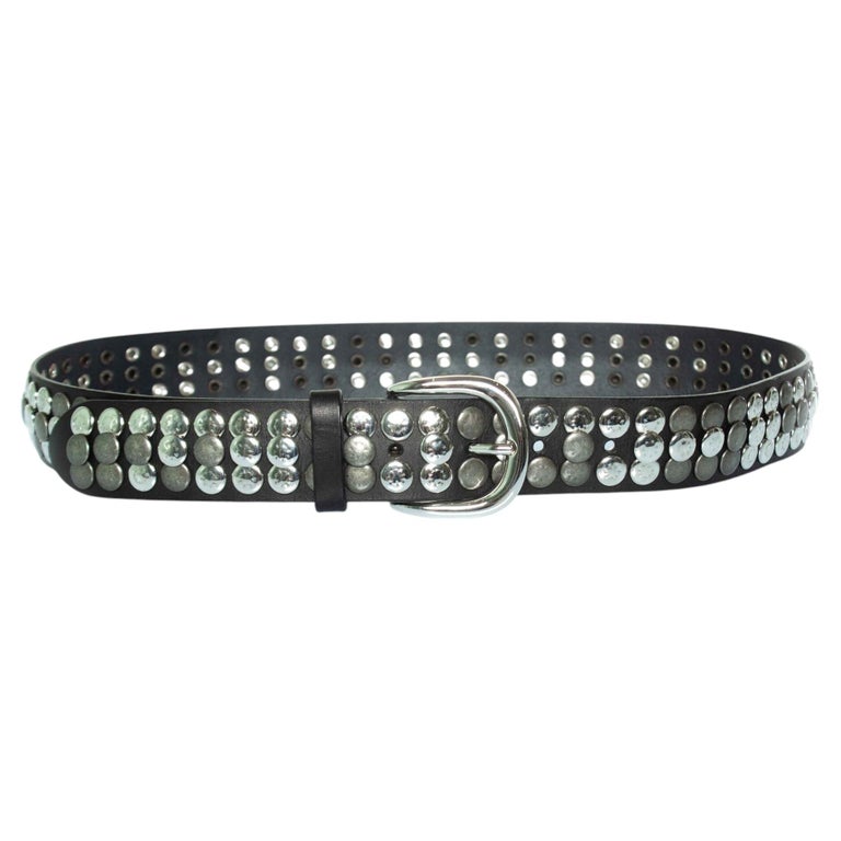 Isabel Marant, Giant stud belt in black For Sale at 1stDibs display picture 1