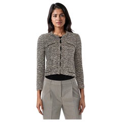 Isabel Marant Grey Knit Long Sleeves Jacket Size XS