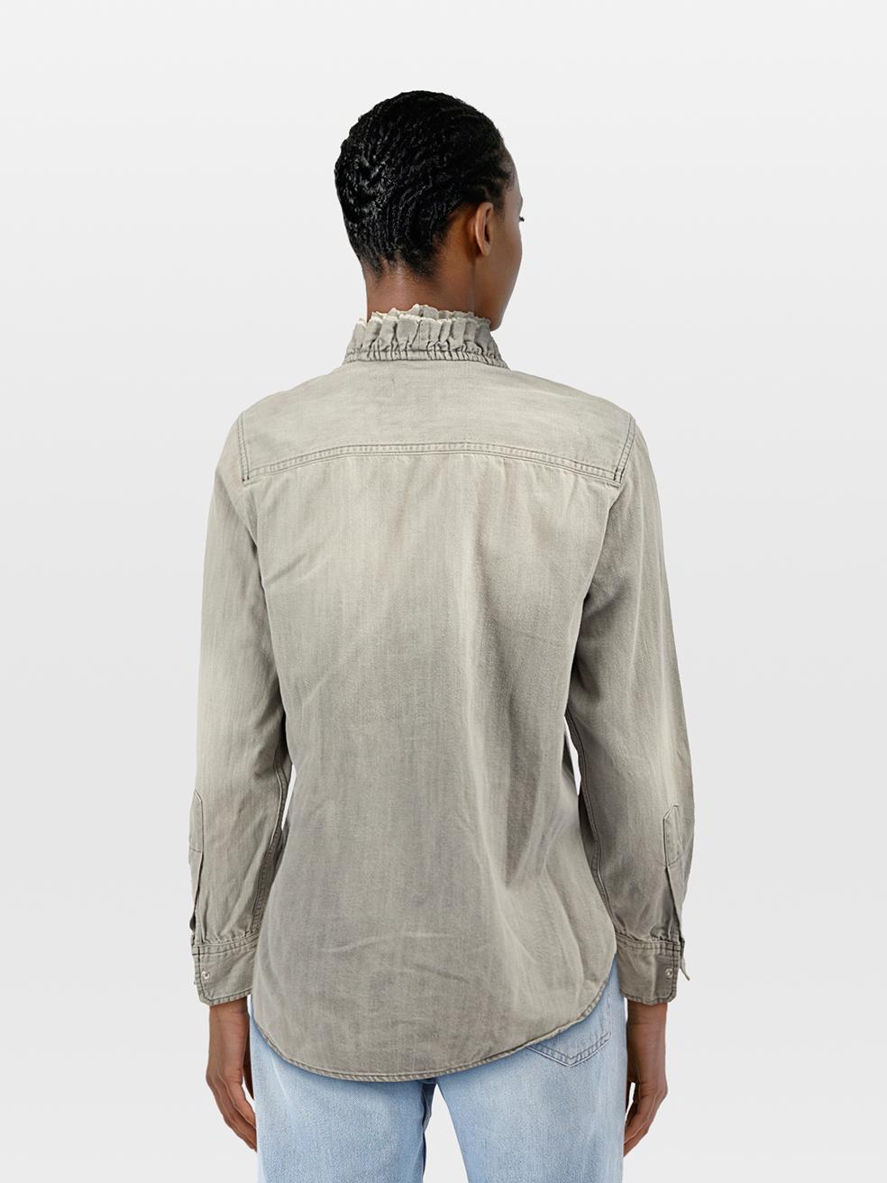 CONDITION is Verygood. Minimal wear to the top is evident. Discolouration around the back neck and on the front ruffle on this used Isabel Marant designer resale item. Discolouration may need gentle hand wash contrary to dry clean instructions.
 
 
