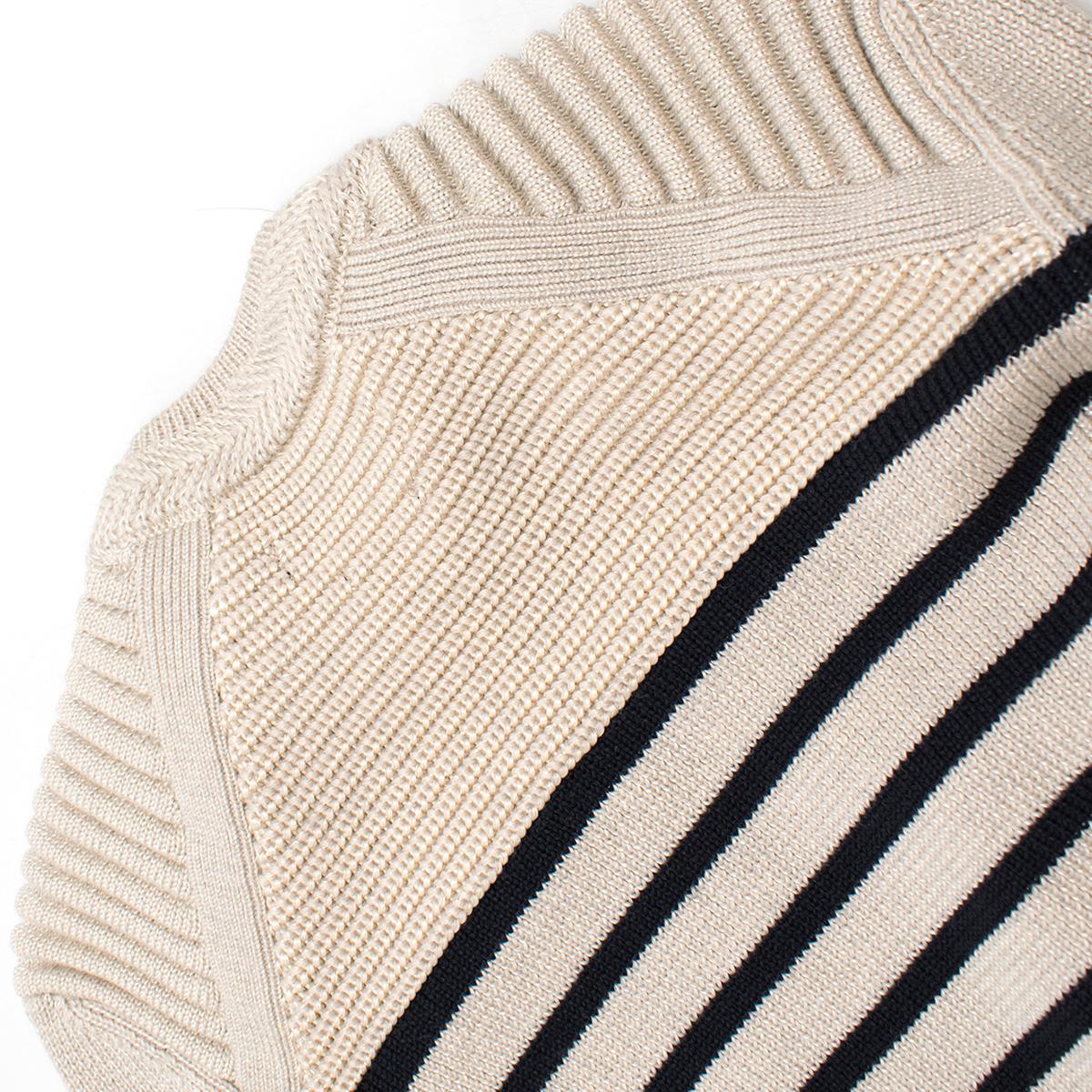 Isabel Marant Hatfield Striped Merino Wool Knit Sweater US 0-2 1