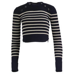 Isabel Marant Gestreifter Pullover aus Wollmischung in Hatfield-Optik FR 34 UK 6