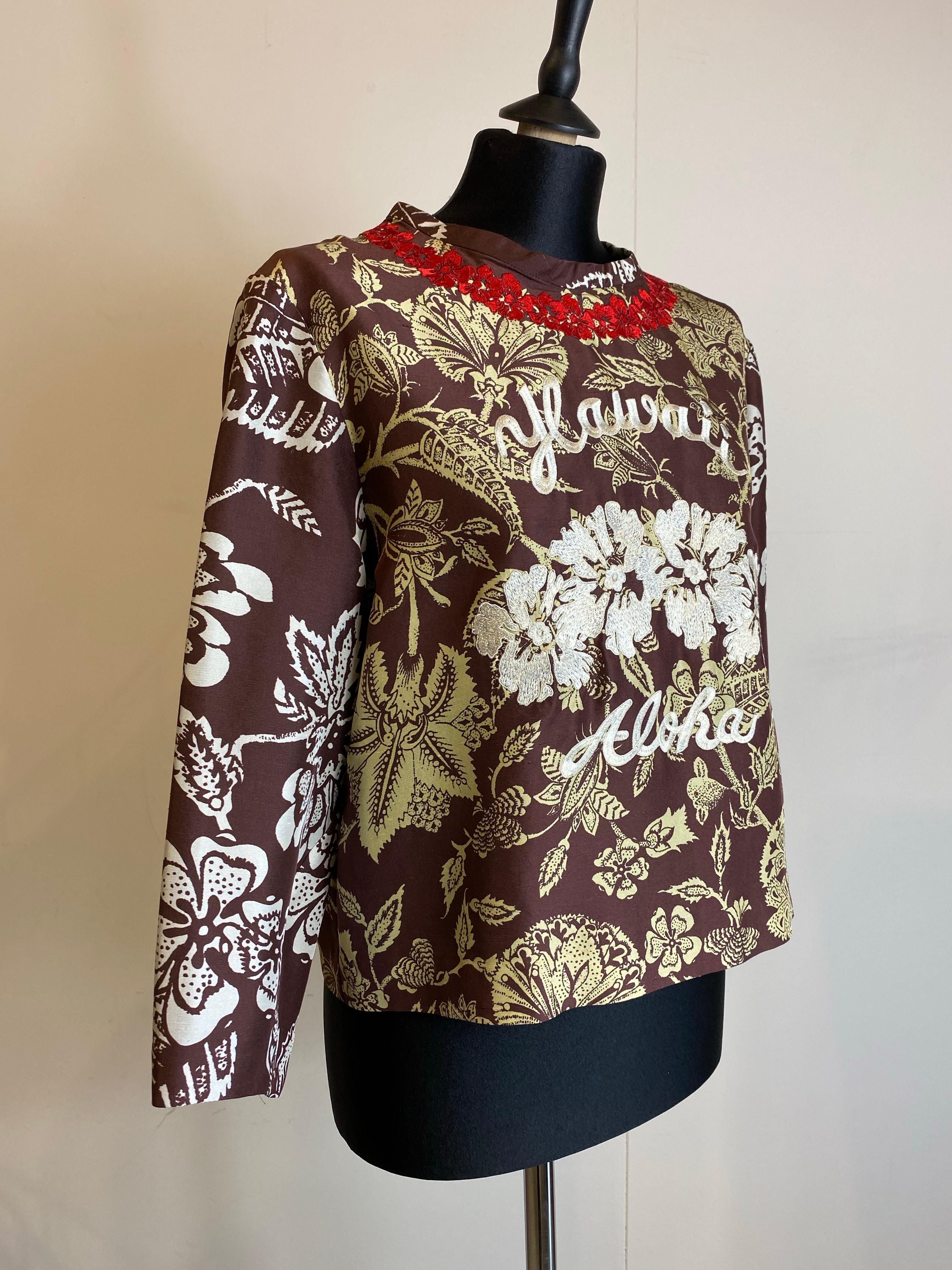 Isabel Marant Hawaii long sleeves T-Shirt In Excellent Condition For Sale In Carnate, IT